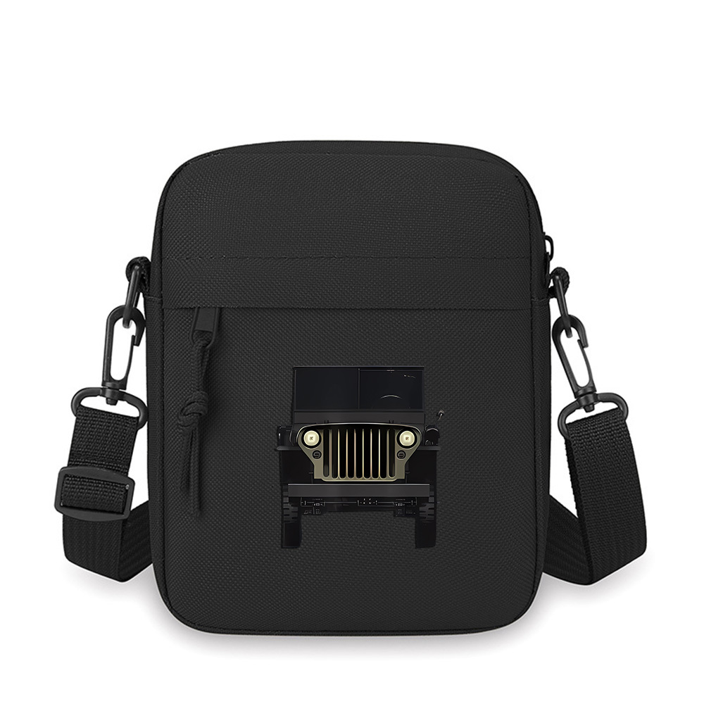 Women'S Jeep Bags - Black vintage Jeep car headlight Men