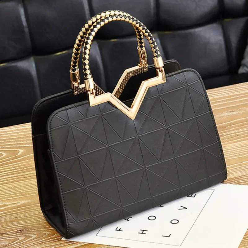 Women Hand Bags For Office - Women Handbag Patchwork Shoulder Messenger Office