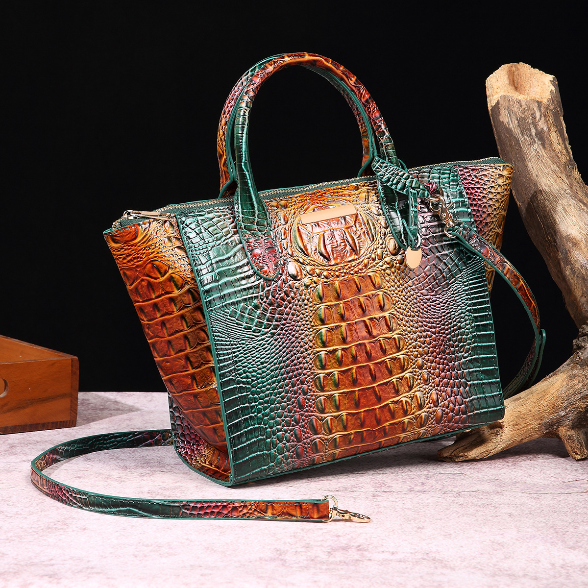 Women'S Kipling Bags - Crocodile pattern Designer Brand Women Wings