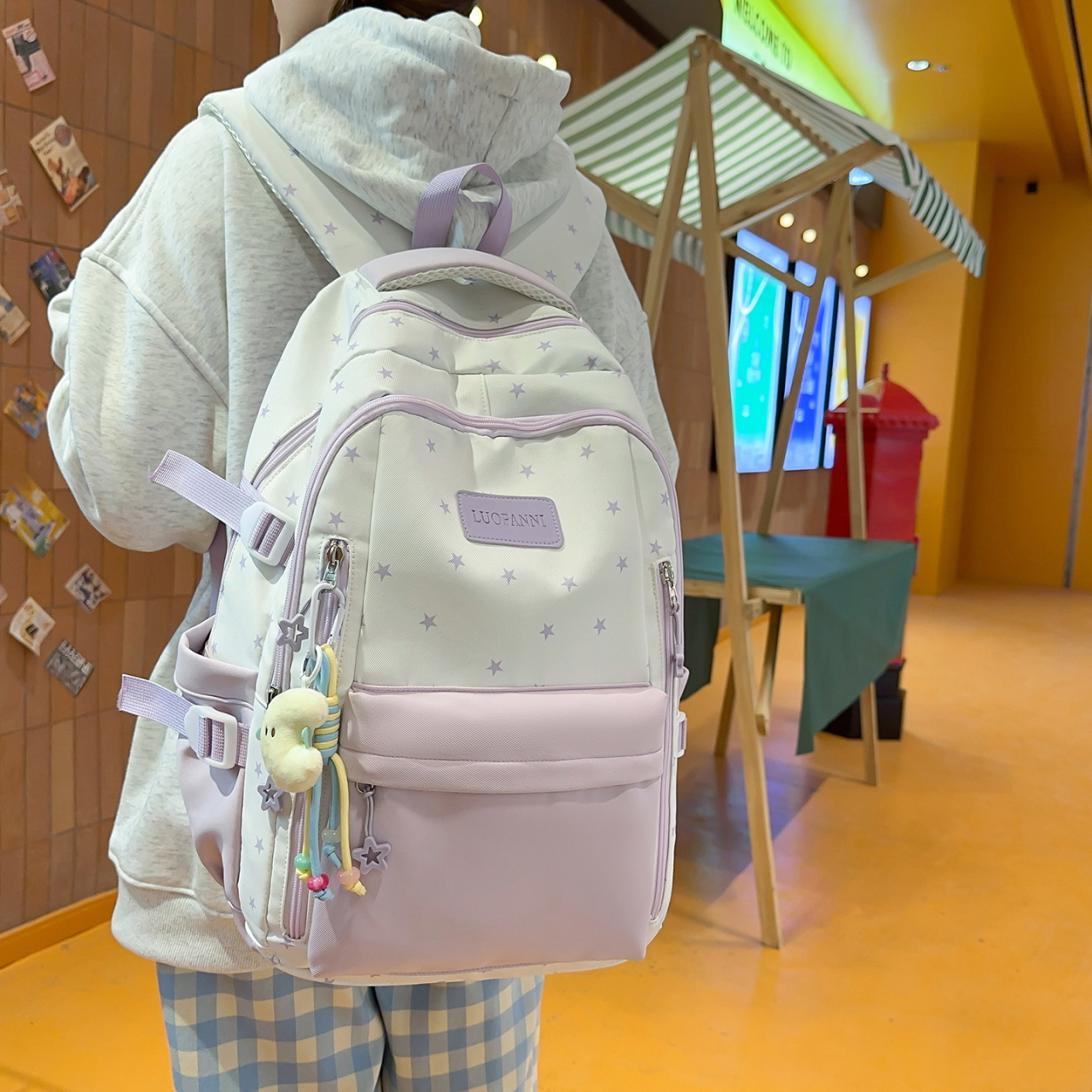 Women's Cream White & Yellow C - Women Bags White recension och pris