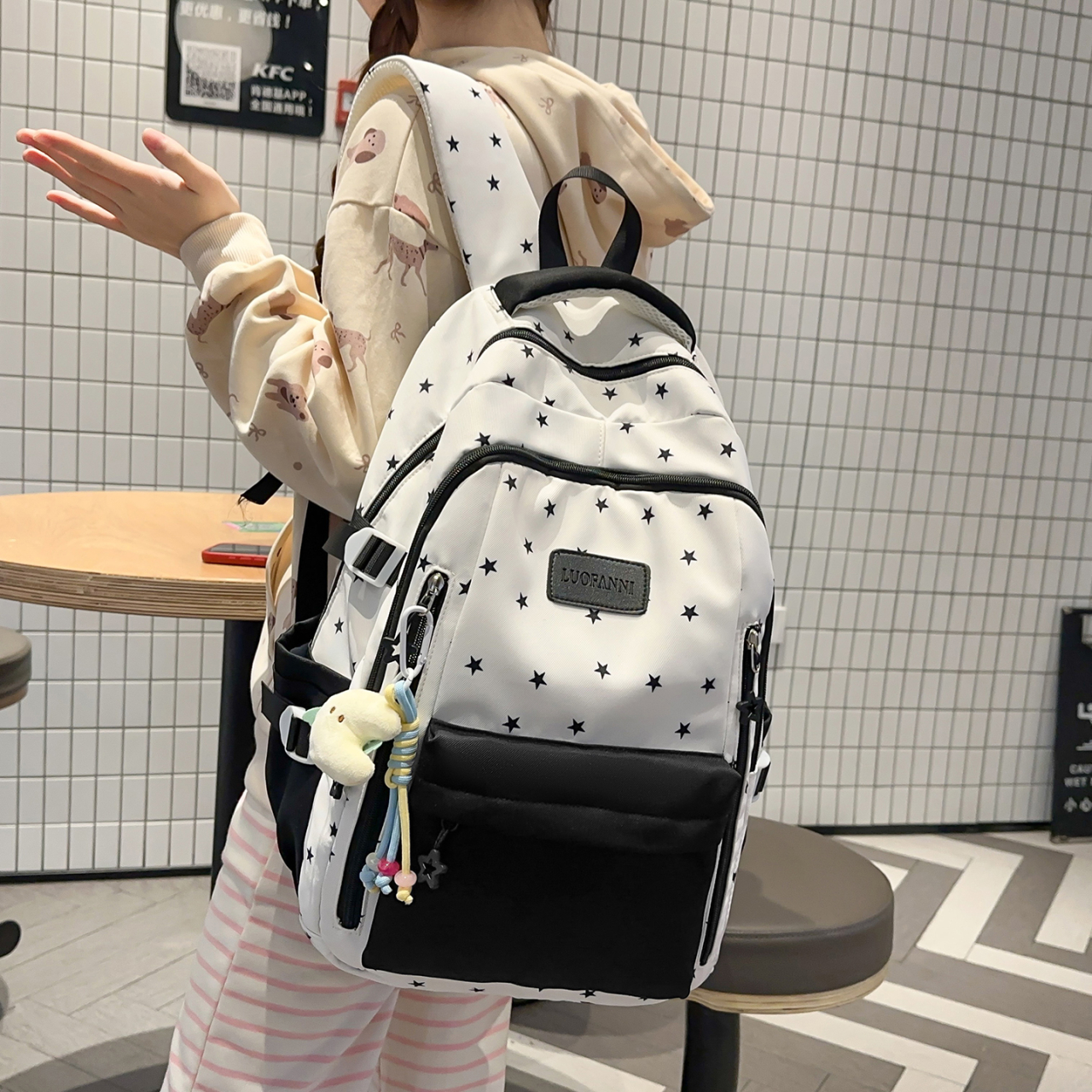 Women's Cream White & Yellow C - Women Bags White recension och pris