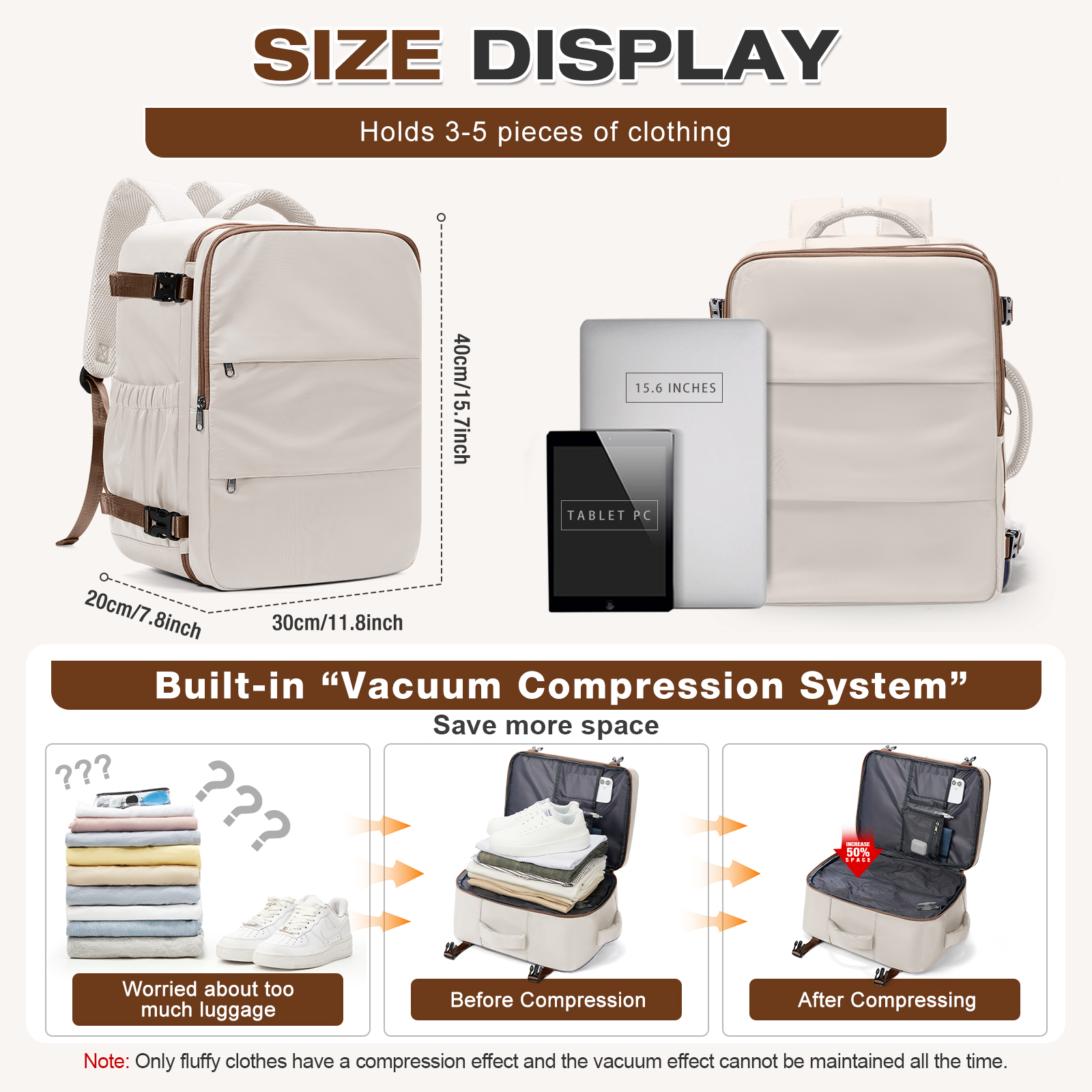 Travel Backpack for Women Vacu - Women Hand Bags For Office recension och pris