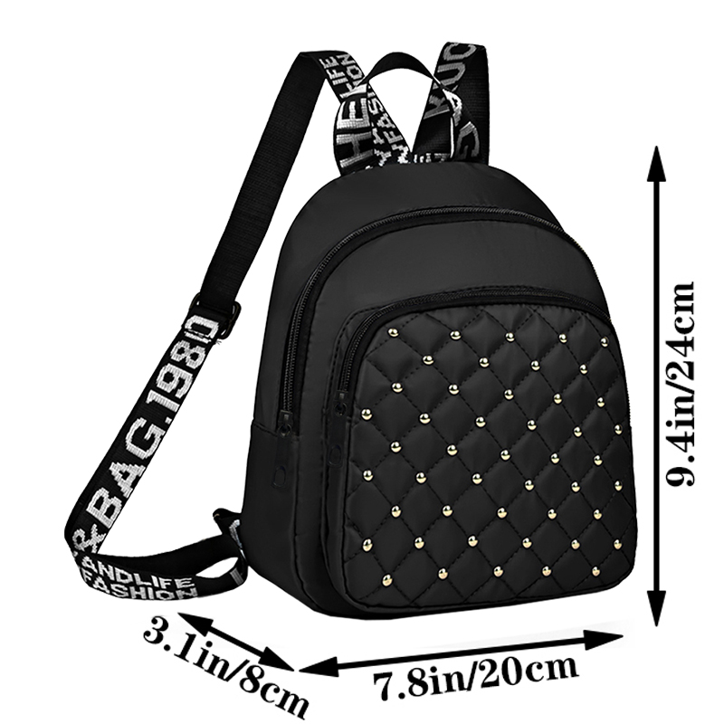 Chic Studded Mini Rucksack Dur - Mini Backpack Women recension och pris
