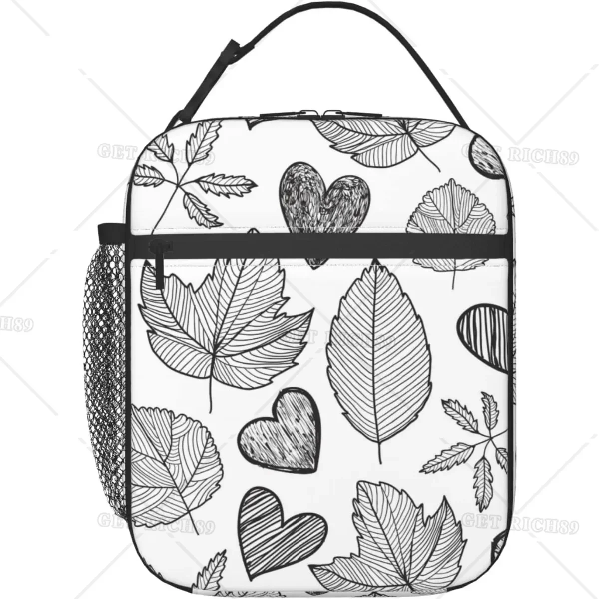 Leaves Hand Drawn Autumn Porta - Women Hand Bags For Office recension och pris