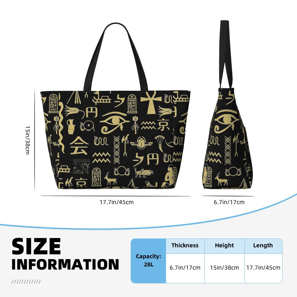 Ancient Egypt God Horus And An - Women Bags Egypt recension och pris