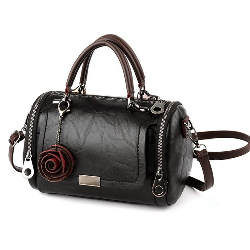 Fashion Women Shoulder Bag wit - Doctor Bag Leather recension och pris