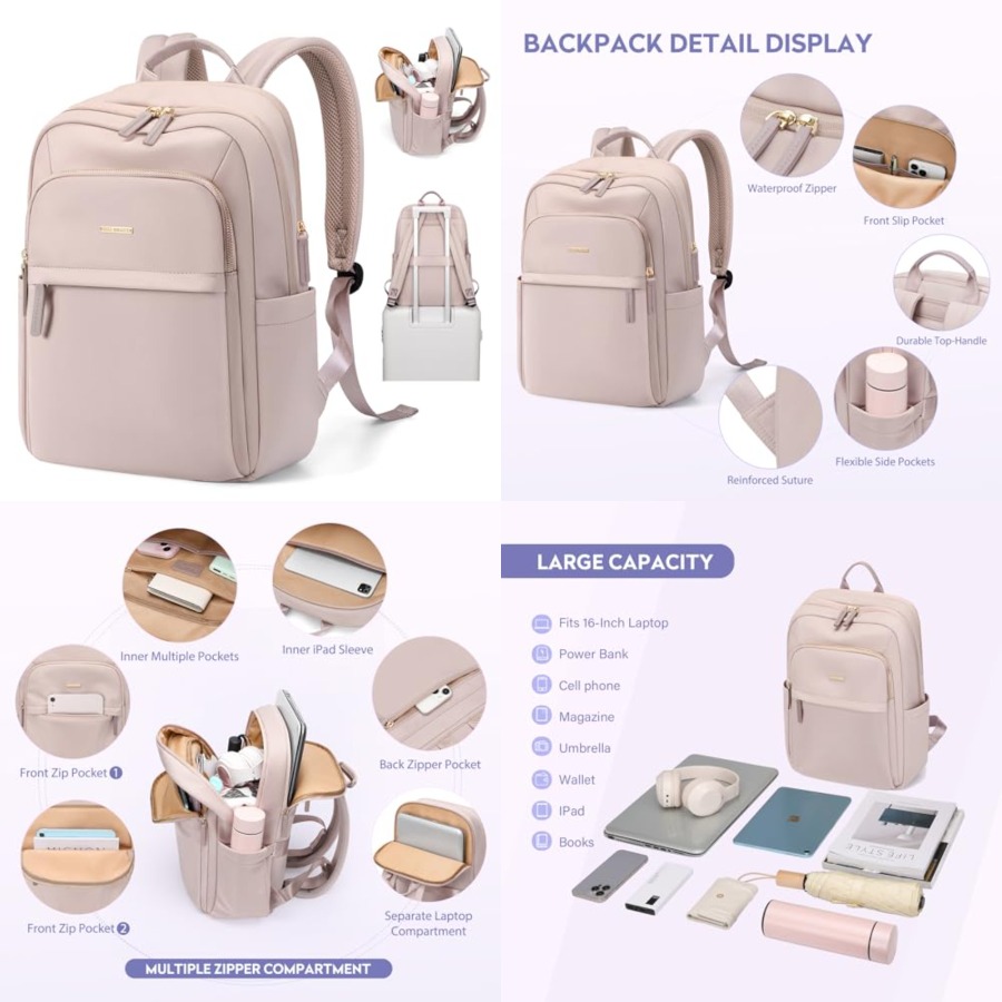 Hikg Travel Backpack for Women - Women Bags Pk recension och pris