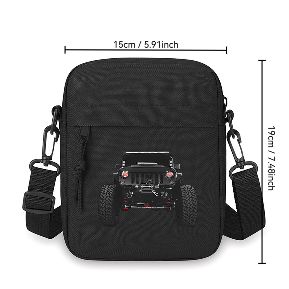 Black Jeep big tires front vie - Women'S Jeep Bags recension och pris