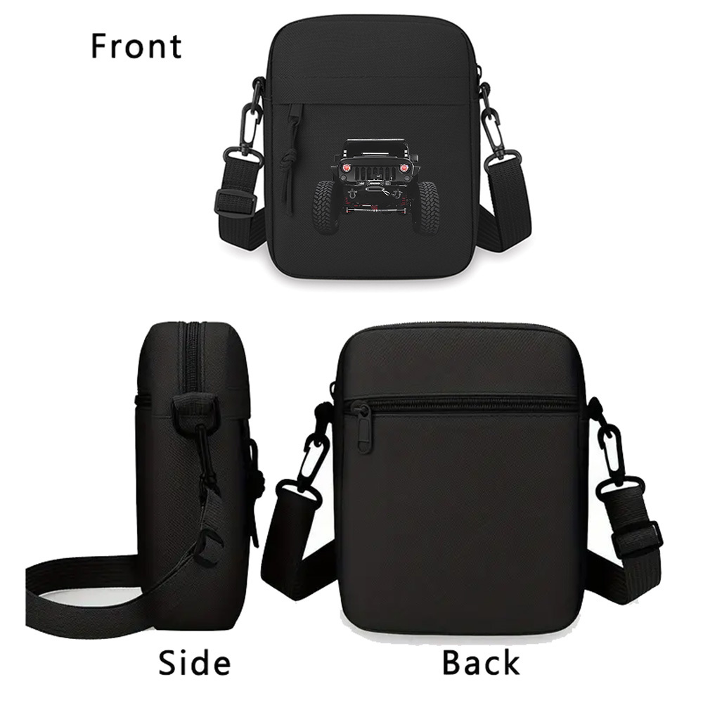 Black Jeep big tires front vie - Women'S Jeep Bags recension och pris