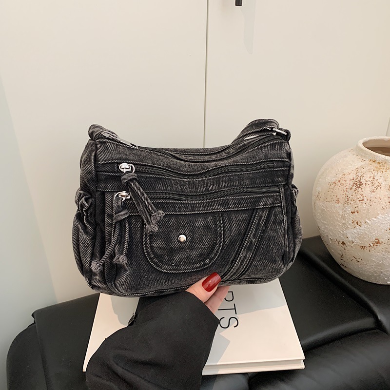 Street Style Retro Blue Denim  - Women'S Kipling Bags recension och pris