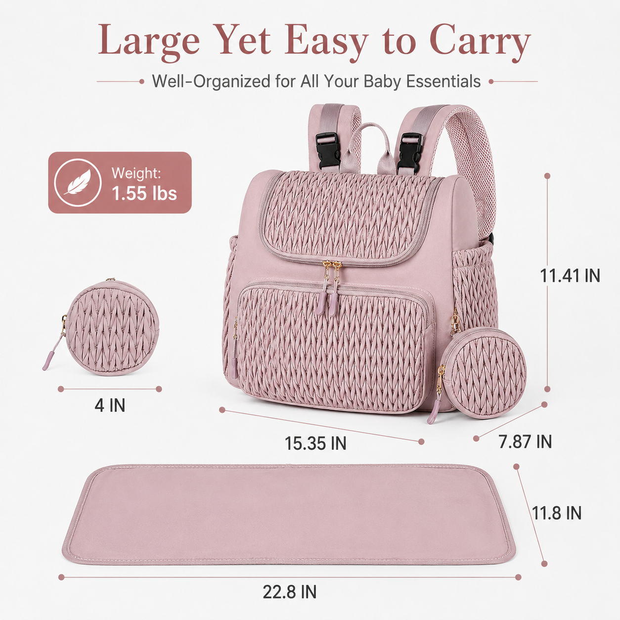 Multifunctional Mommy Diaper B - Women Bags Pk recension och pris