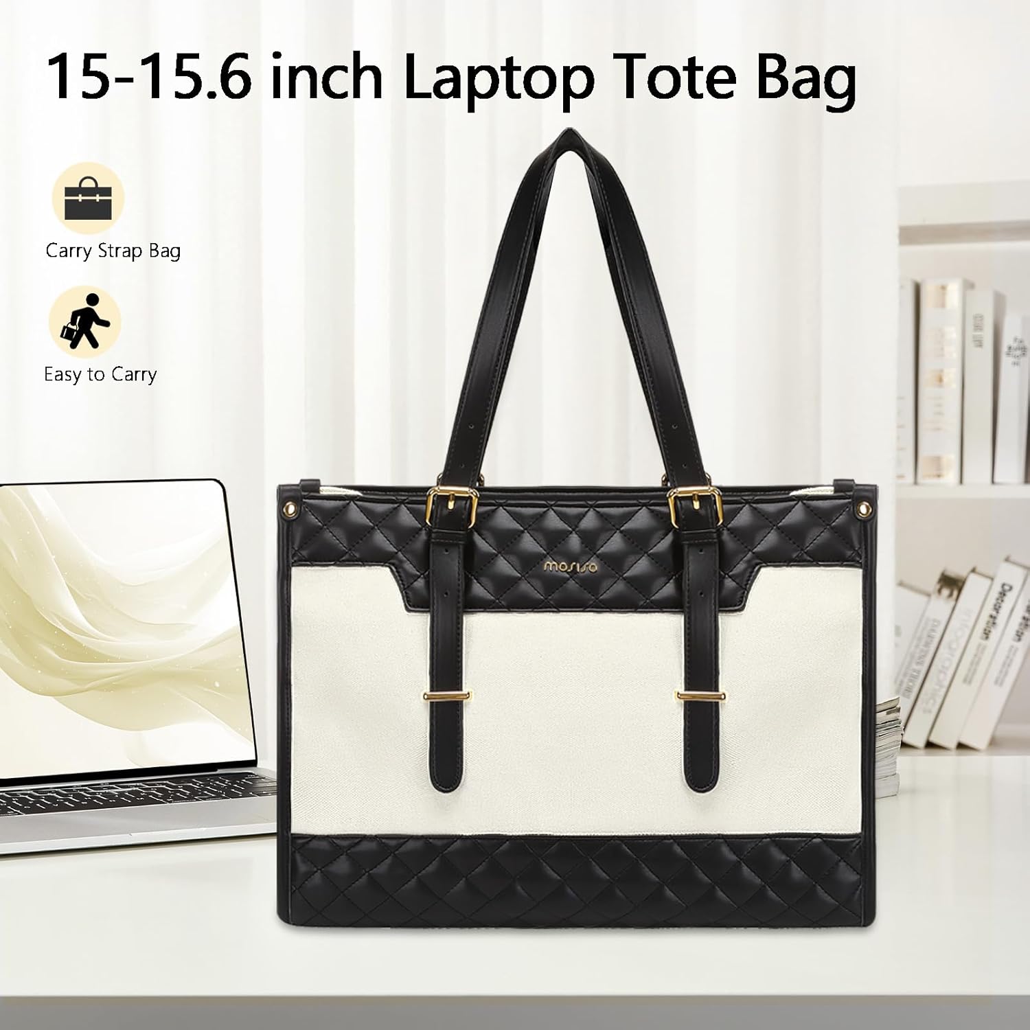 Laptop Bag for Women Canvas La - Women Hand Bags For Office recension och pris