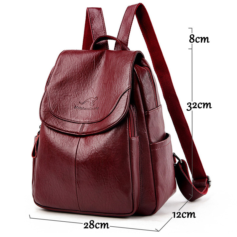 9 Color Women Soft Leather Bac - Mini Backpack Women recension och pris