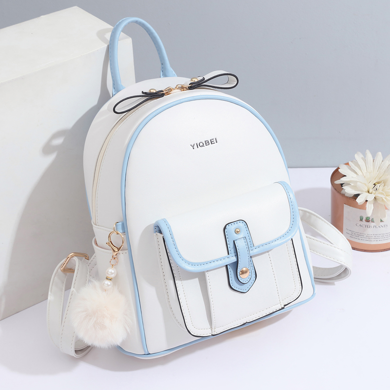 Stylish solid color texture wo - Mini Backpack Women recension och pris