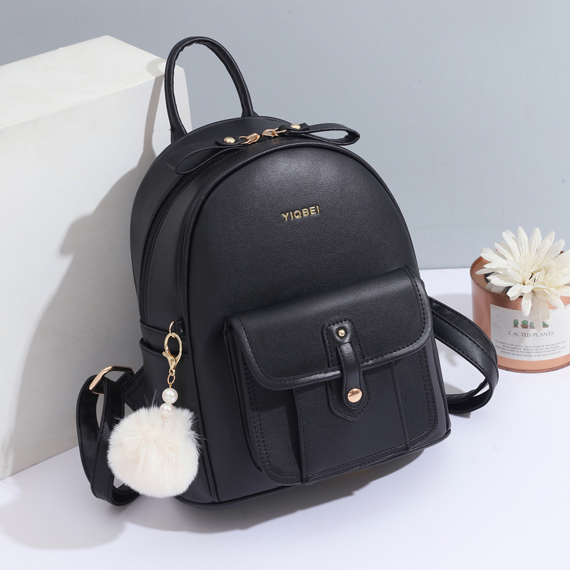 Stylish solid color texture wo - Mini Backpack Women recension och pris