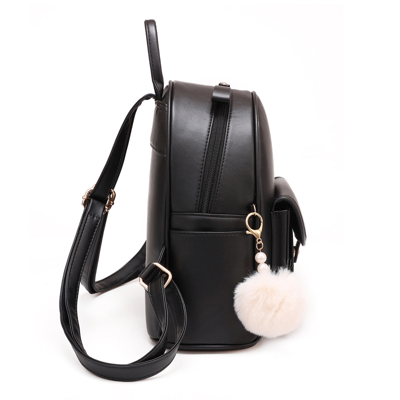 Stylish solid color texture wo - Mini Backpack Women recension och pris