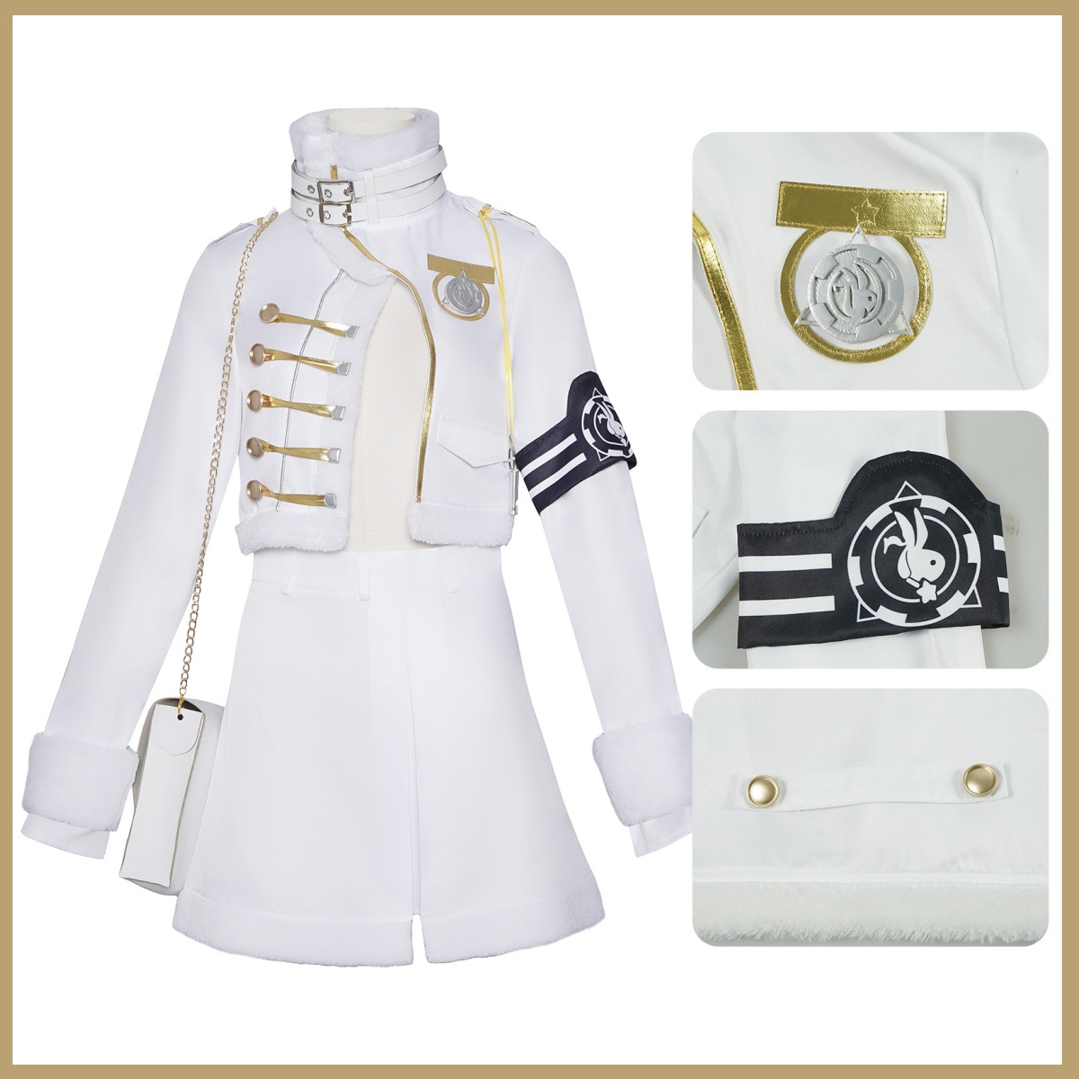 Anime Game Youk Blanc Cosplay  - Women Bags White recension och pris