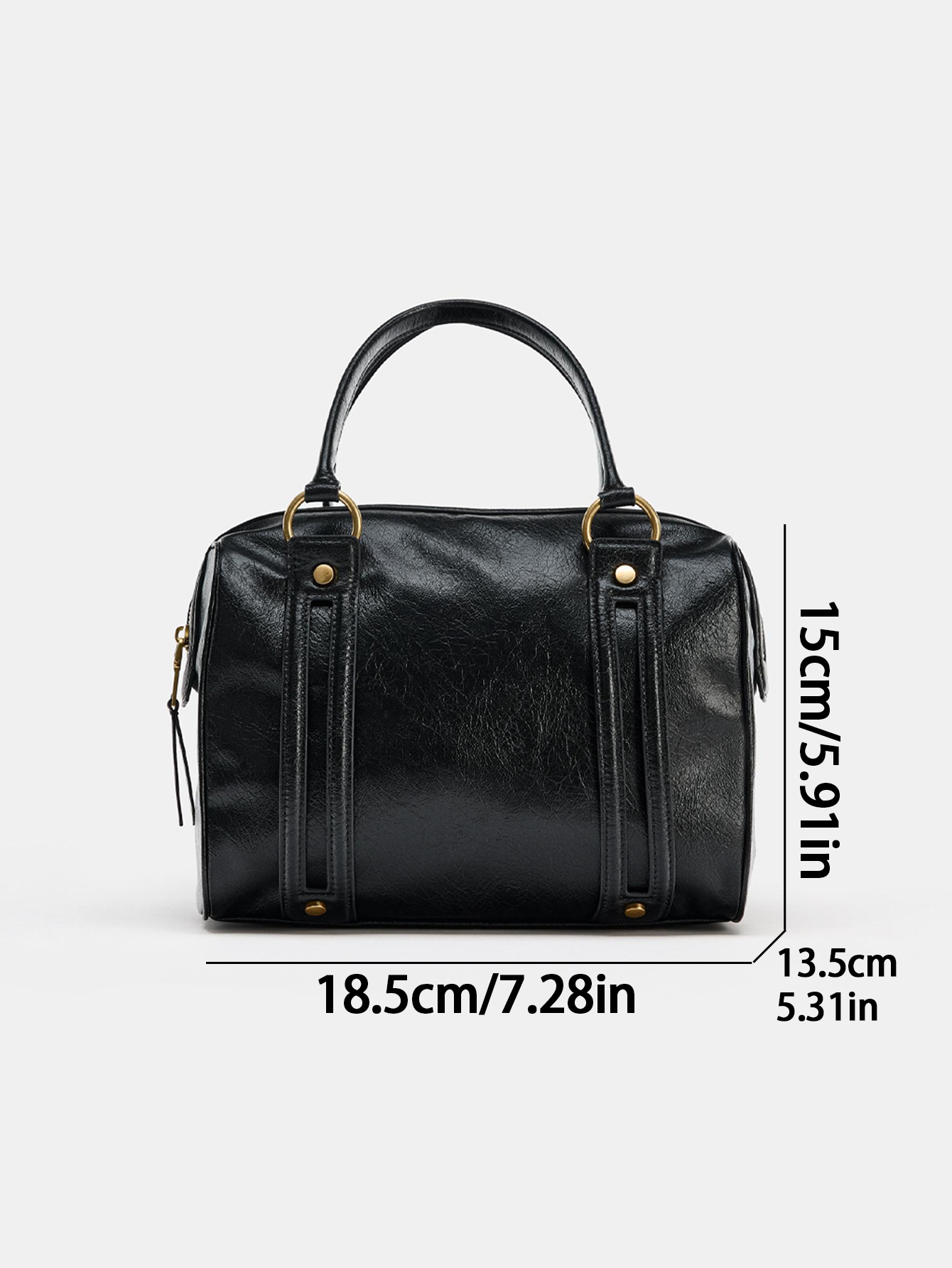 Lady's handbag - Boston bucket - Doctor Bag Leather recension och pris