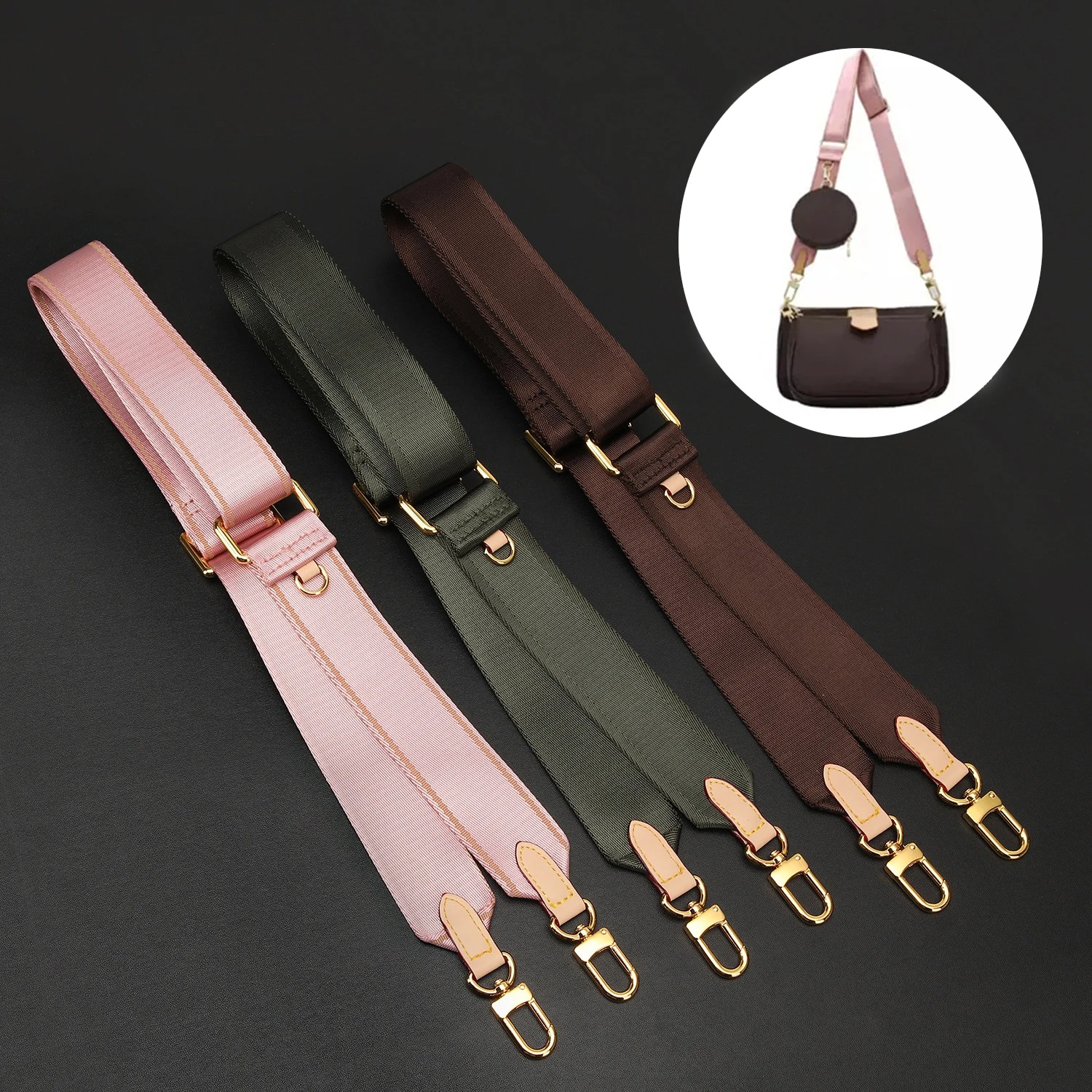 Adjustable Canvas Bag Strap Cr - Women Bags Pk recension och pris