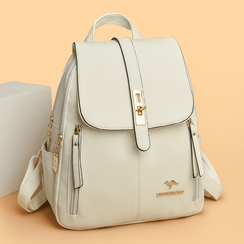 2024 Genuine Women Leather Bac - Mini Backpack Women recension och pris