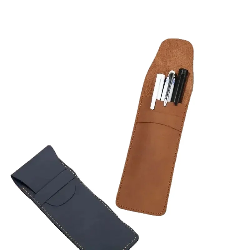 1pc Retro Matte PU Leather Pen - Doctor Bag Leather recension och pris