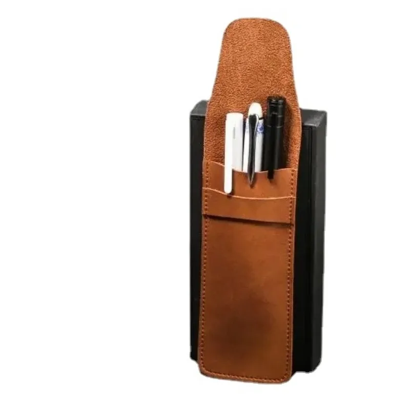 1pc Retro Matte PU Leather Pen - Doctor Bag Leather recension och pris