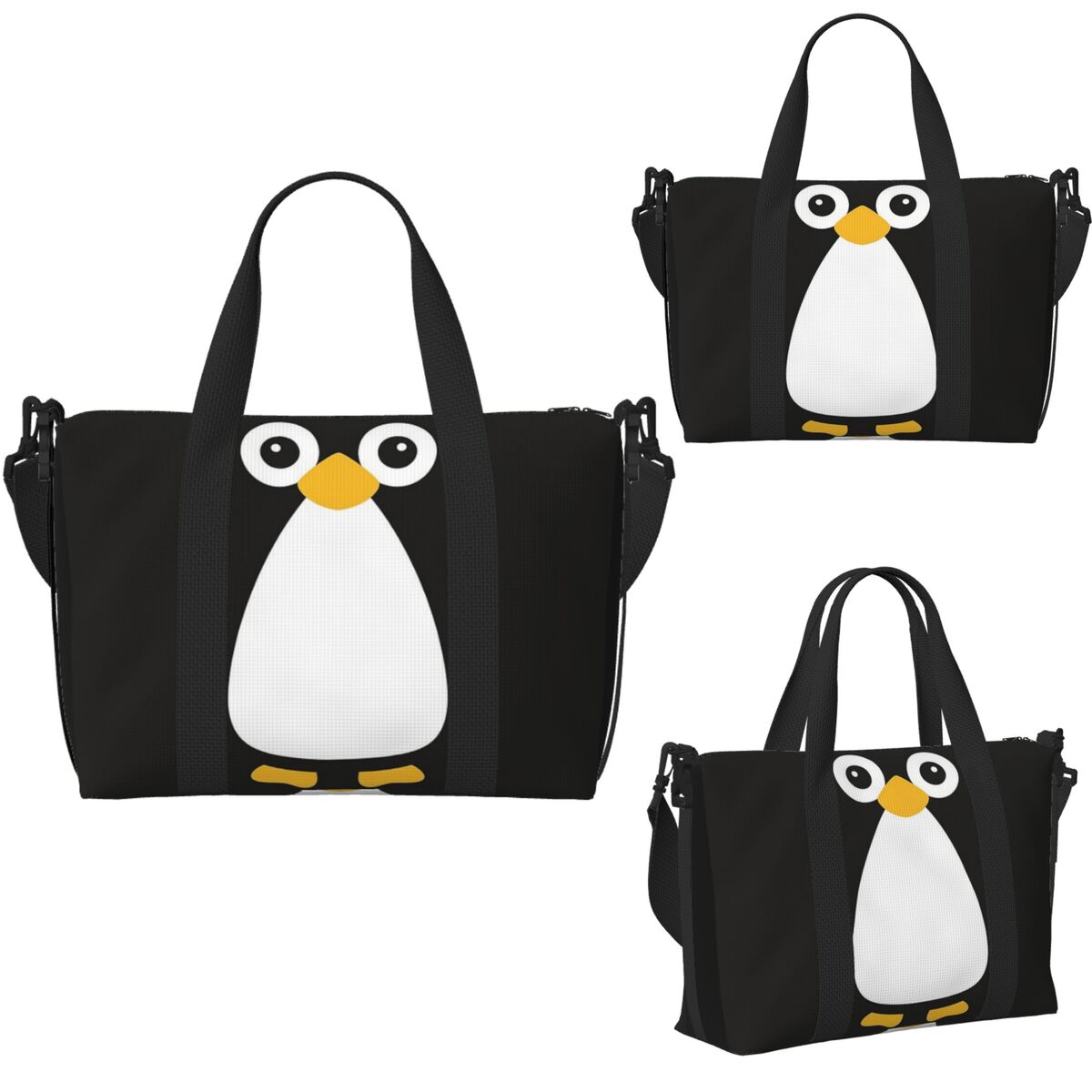 Cute Vector Penguin Beach Trav - Women Bags Vector recension och pris