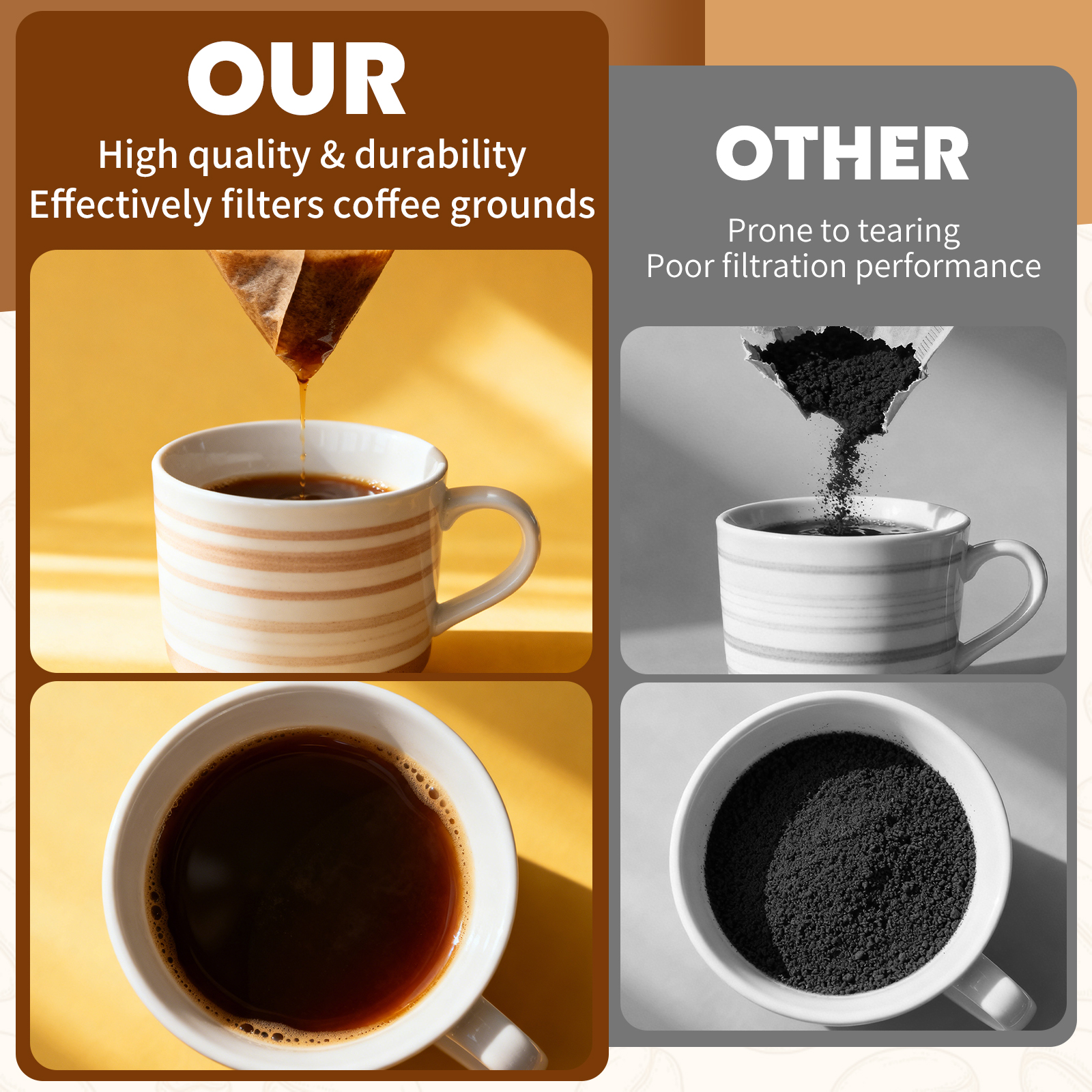 Coffee Filter Paper Bags V and - Women Bags Louis Vuitton recension och pris
