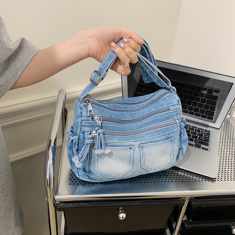 Korean Fashion Washed Denim Co - Women'S Kipling Bags recension och pris