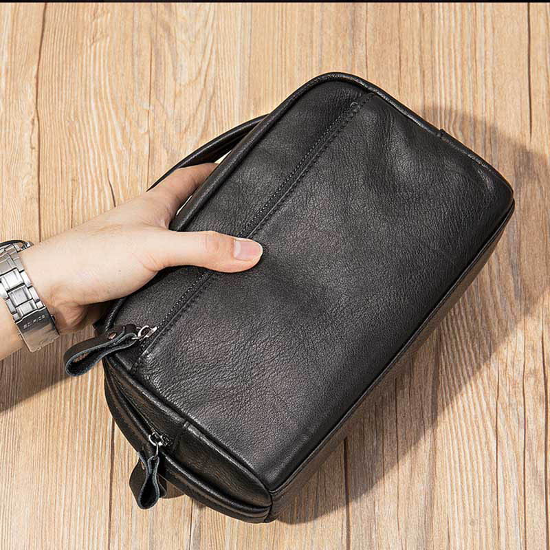 Luufan Men's Clutch Bag Soft G - Doctor Bag Leather recension och pris
