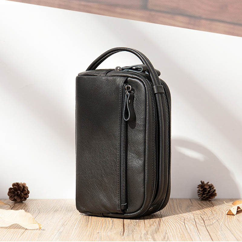 Luufan Men's Clutch Bag Soft G - Doctor Bag Leather recension och pris