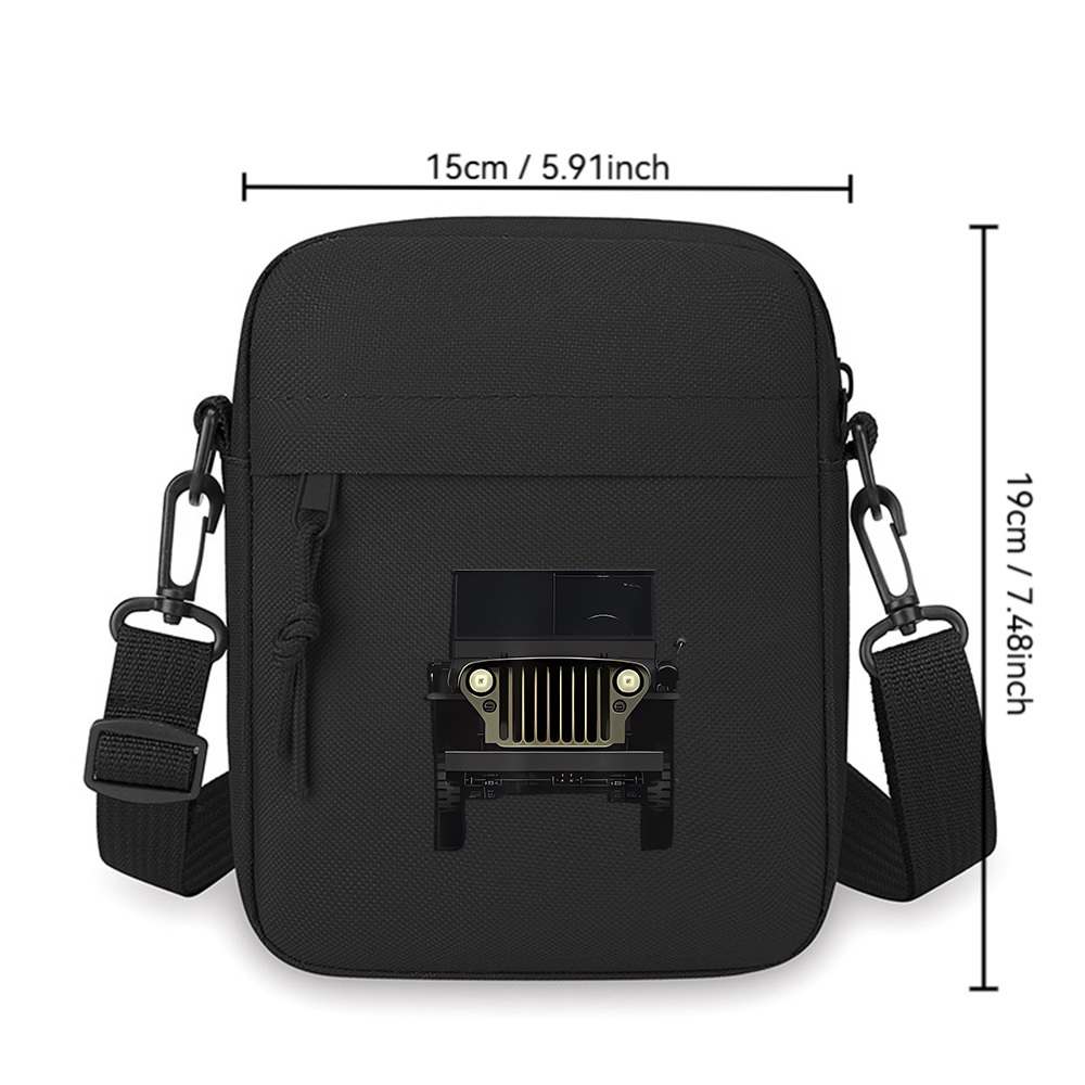 Black vintage Jeep car headlig - Women'S Jeep Bags recension och pris