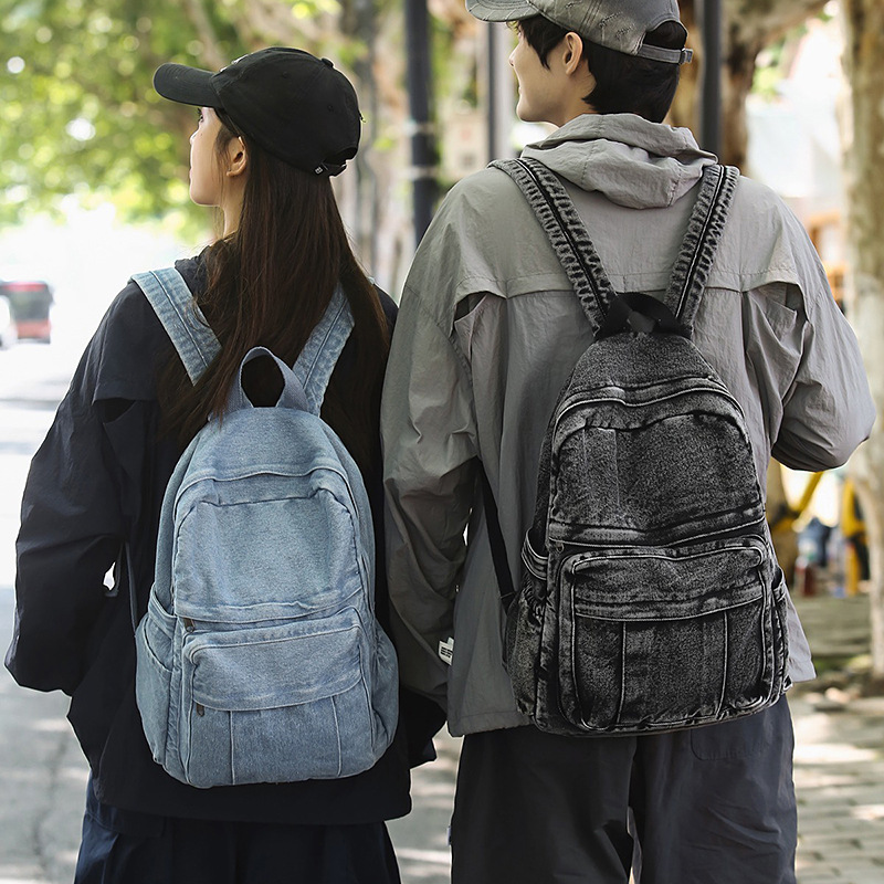 Retro denim backpack large cap - Women'S Kipling Bags recension och pris
