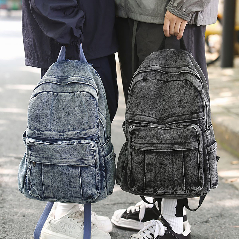 Retro denim backpack large cap - Women'S Kipling Bags recension och pris