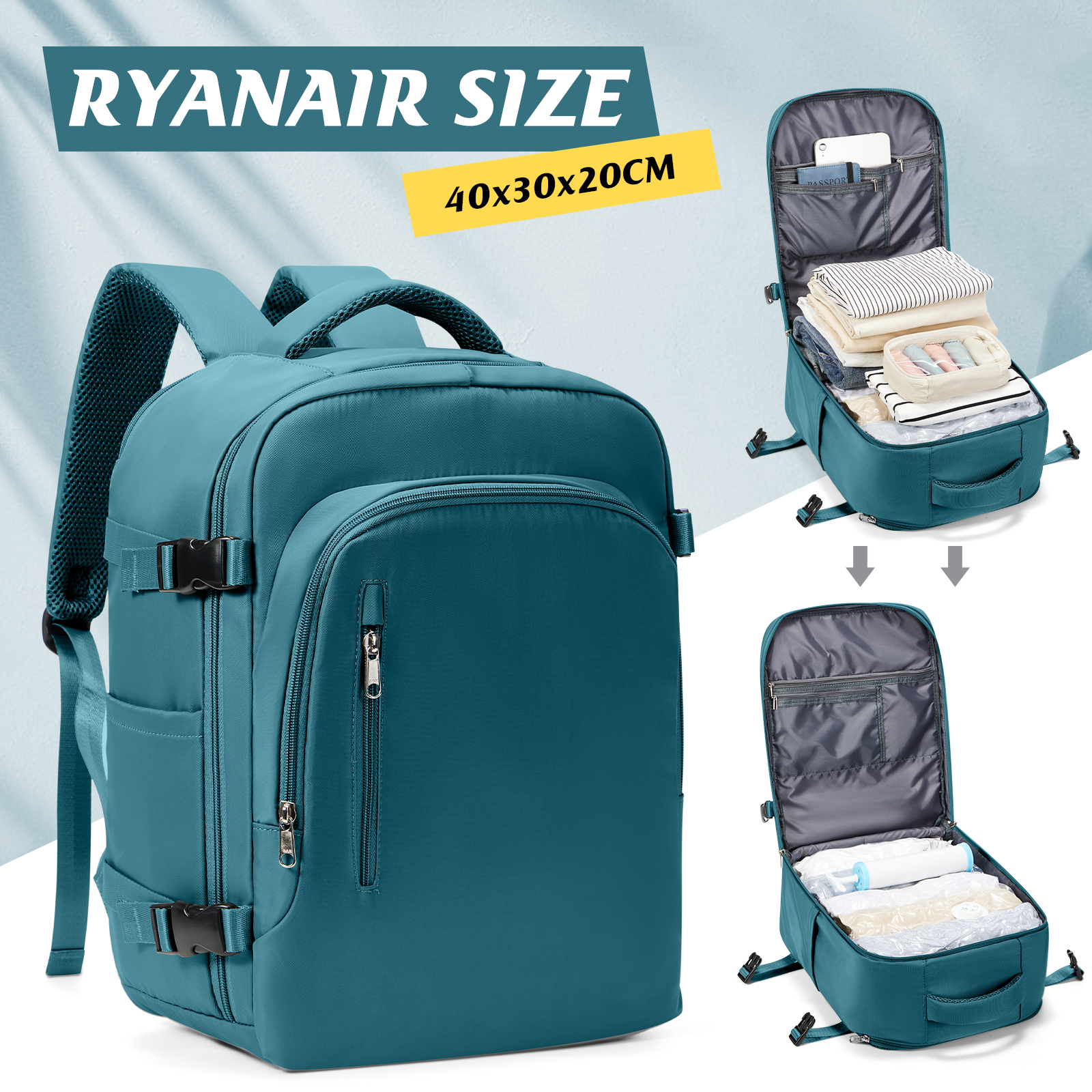 Ryanair Hand Luggage 40x30x20  - Women Hand Bags For Office recension och pris