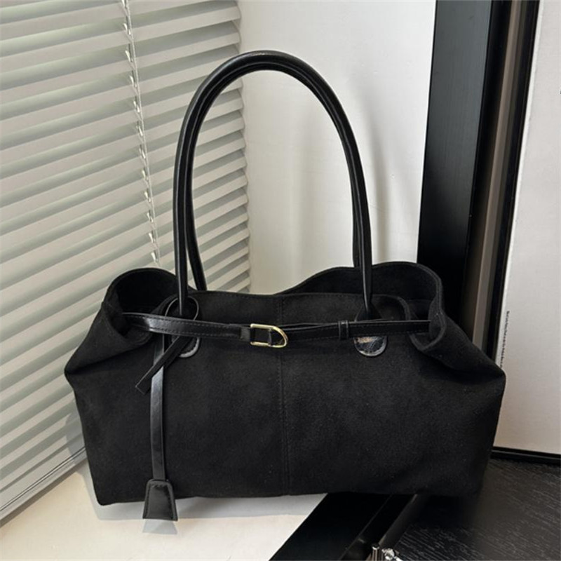 Vintage Faux Suede Handbag, La - Women Hand Bags For Office recension och pris