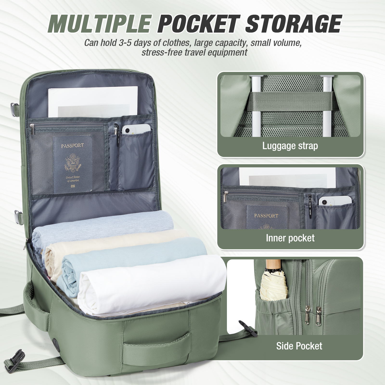 Travel Backpack Hand Luggage A - Women Hand Bags For Office recension och pris