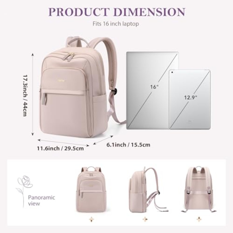 Travel Backpack for Women Pers - Women Bags Pk recension och pris