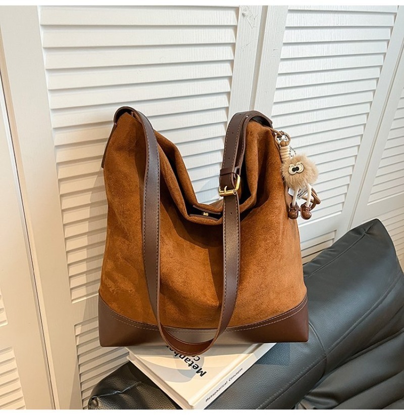 Women's Leopard Print Suede Bu - Women Hand Bags For Office recension och pris
