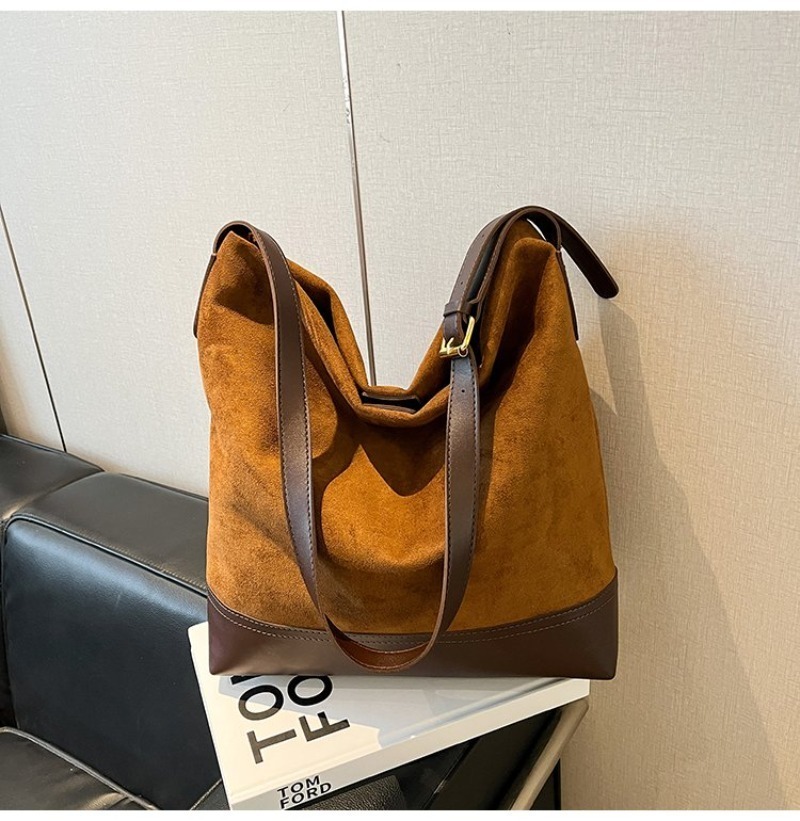 Women's Leopard Print Suede Bu - Women Hand Bags For Office recension och pris