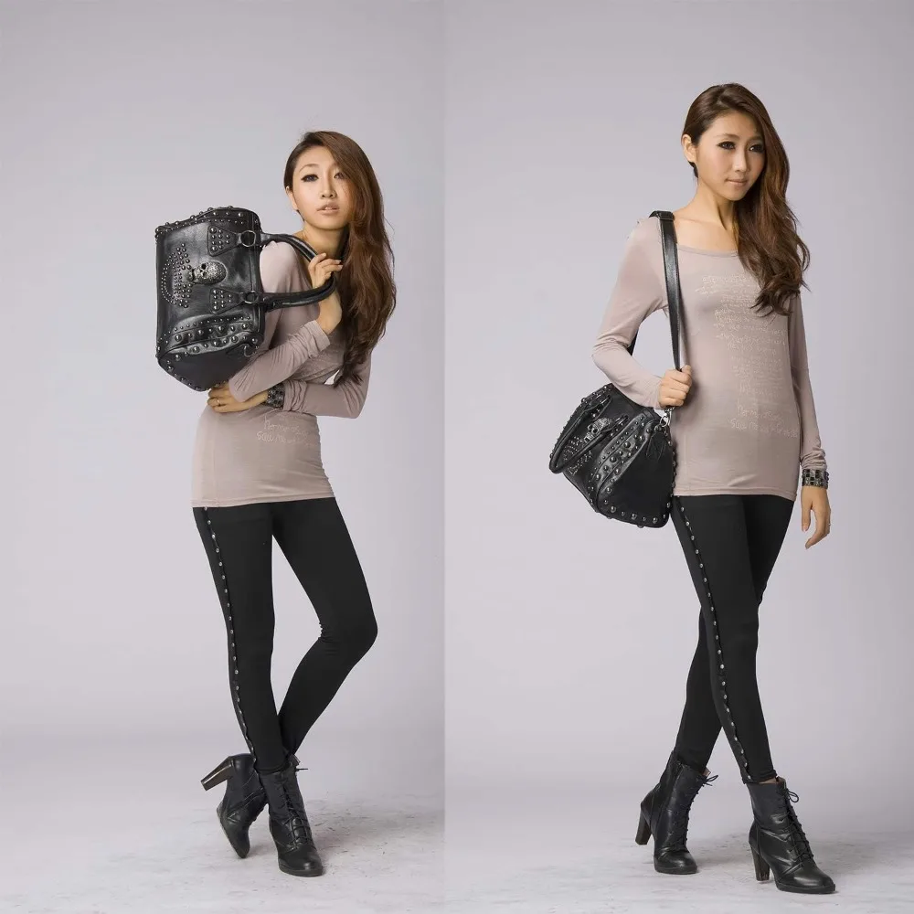 Women Skull Handbag Large Capa - Doctor Bag Leather recension och pris