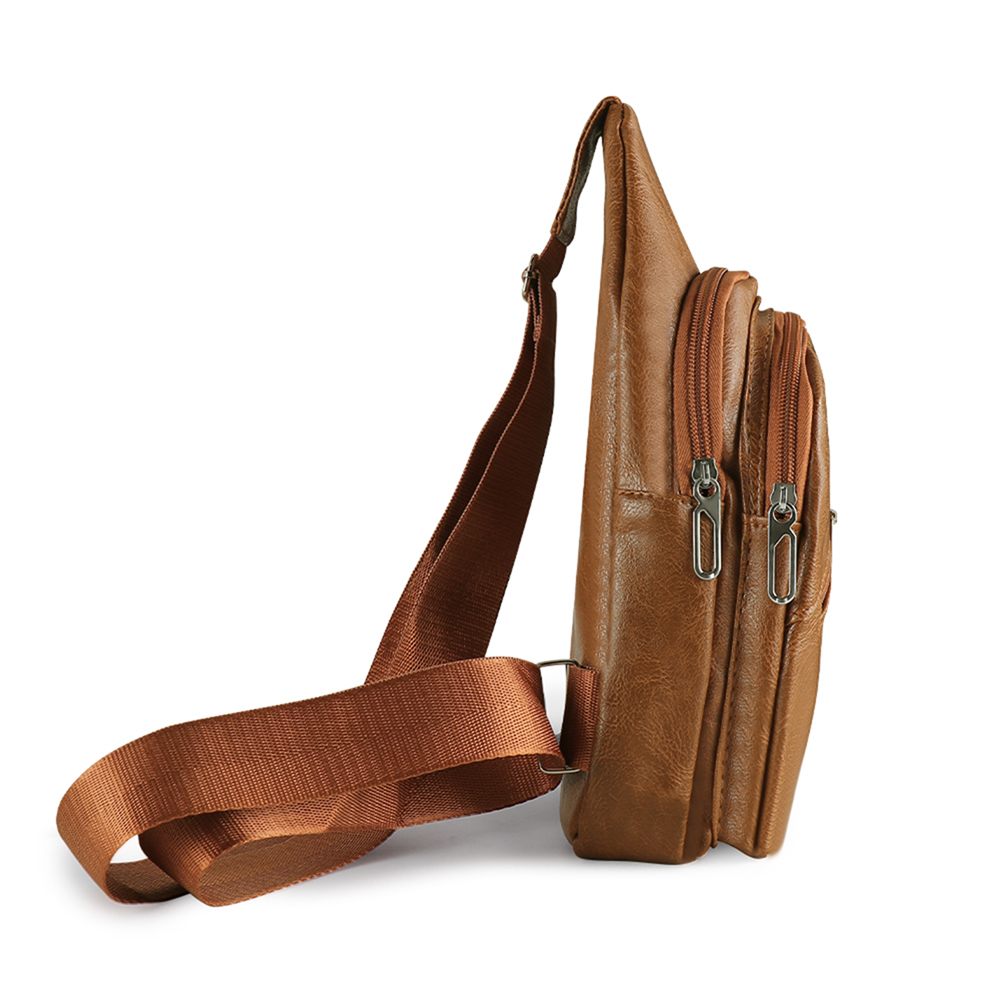 PU Leather Chest Bag Crossbody - Women'S Jeep Bags recension och pris