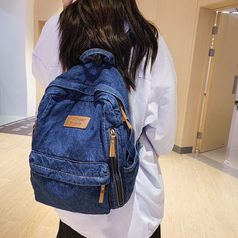 Denim Fashion Backpacks for Sc - Mini Backpack Women recension och pris