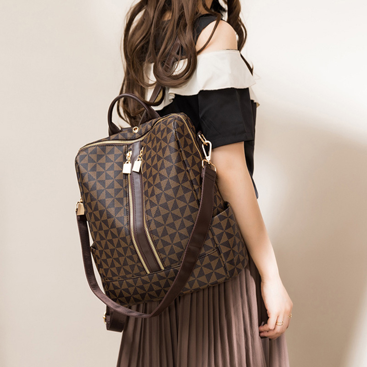 2pcs Backpack And Handbag Set, - Mini Backpack Women recension och pris
