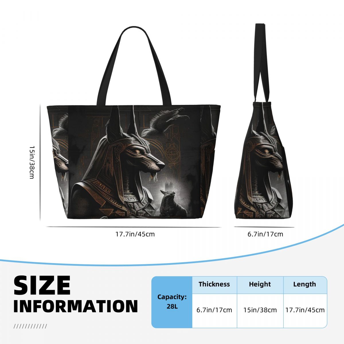 Ancient Egypt God Anubis Egypt - Women Bags Egypt recension och pris